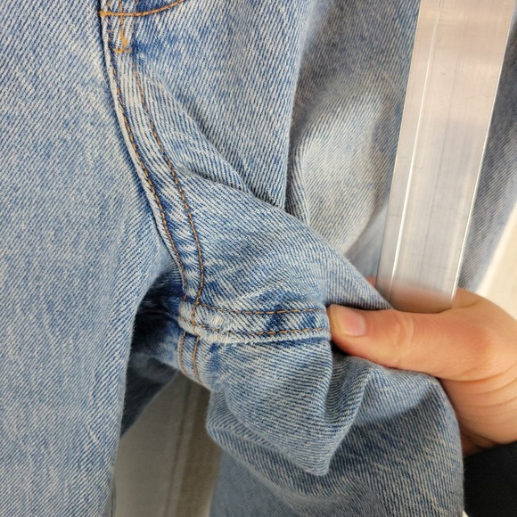 Abercrombie & Fitch Curve Love The 80s Mom High Rise Jeans Blue Size 29/8S - Picture 6 of 11